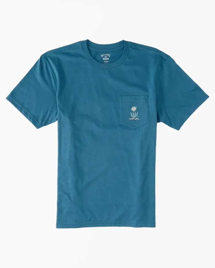 Billabong Troppo Pocket TShirt Blue Lagoon Men TShirts Billabong Troppo Pocket TShirt Blue Lagoon Men TShirts