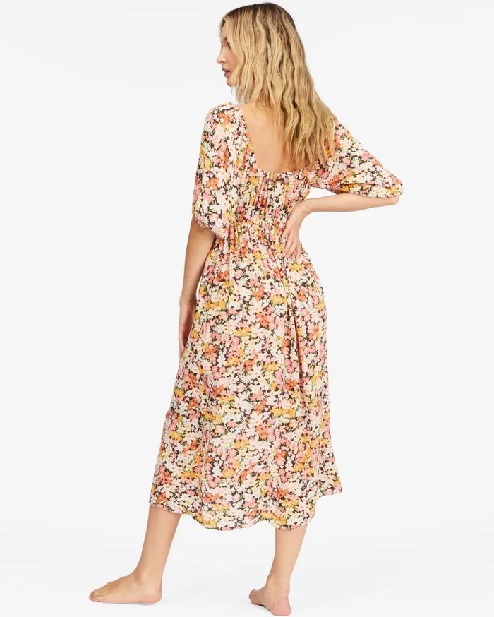 Billabong True Romance Midi Dress Multi Women Dresses Billabong True Romance Midi Dress Multi Women Dresses