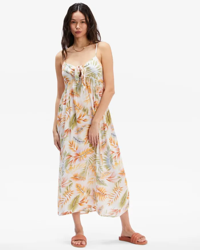 Billabong Twist It Dress WhiteMulti Women Dresses