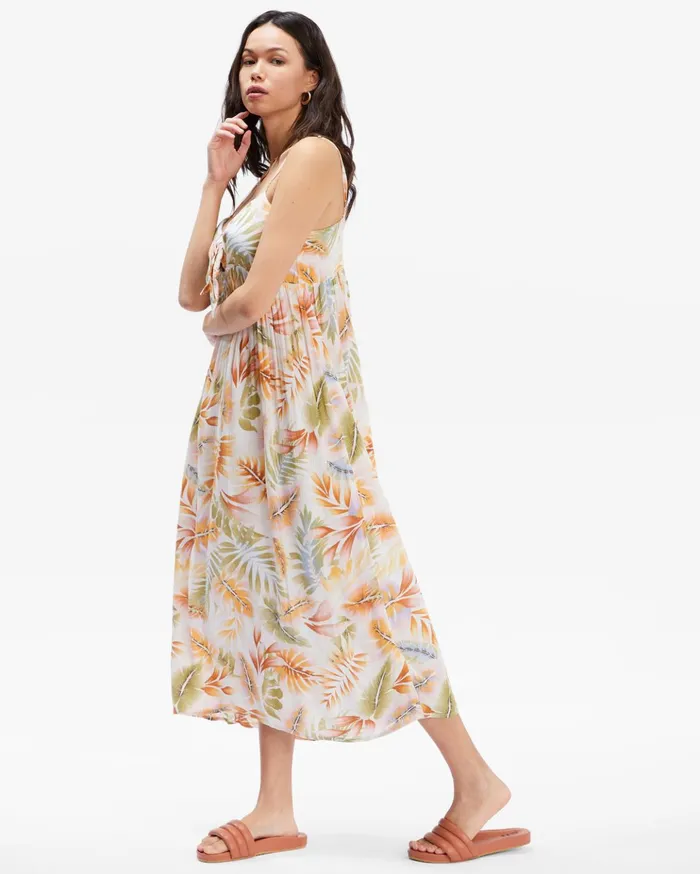 Billabong Twist It Dress WhiteMulti Women Dresses Billabong Twist It Dress WhiteMulti Women Dresses