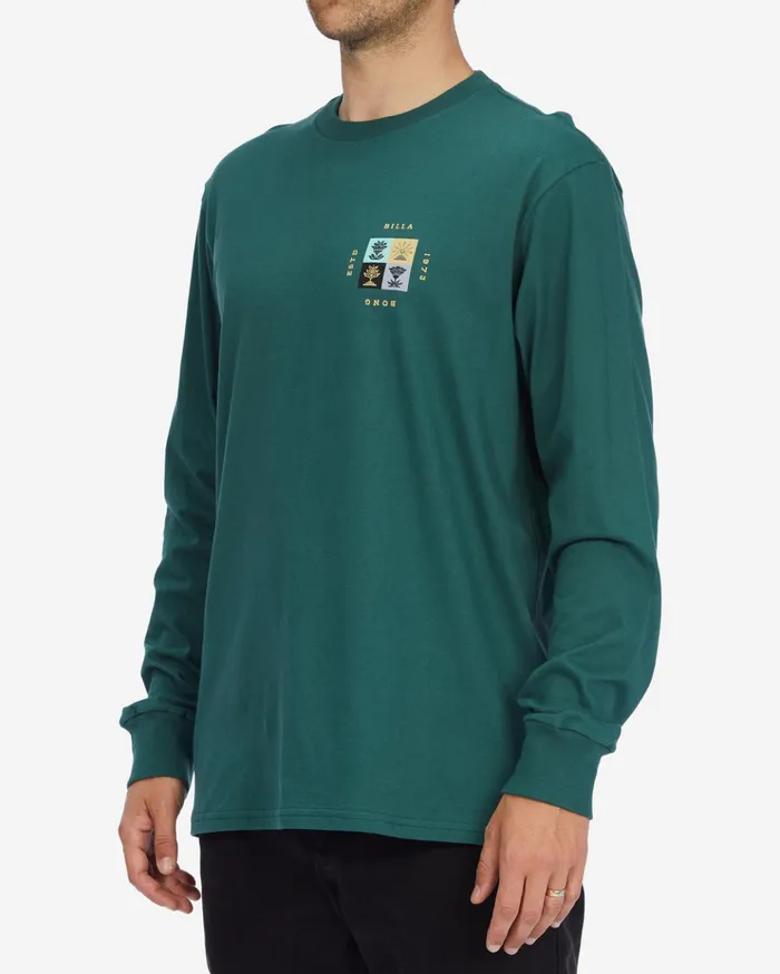 Billabong Unison Long Sleeve TShirt Cypress Men TShirts Billabong Unison Long Sleeve TShirt Cypress Men TShirts