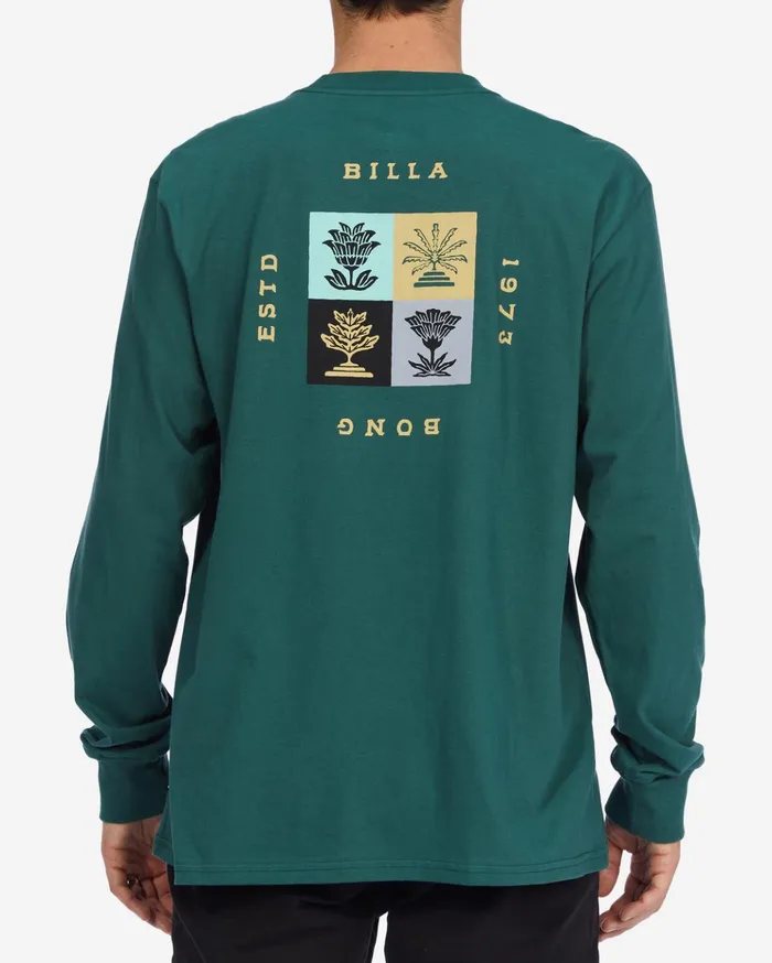 Billabong Unison Long Sleeve TShirt Cypress Men TShirts Billabong Unison Long Sleeve TShirt Cypress Men TShirts