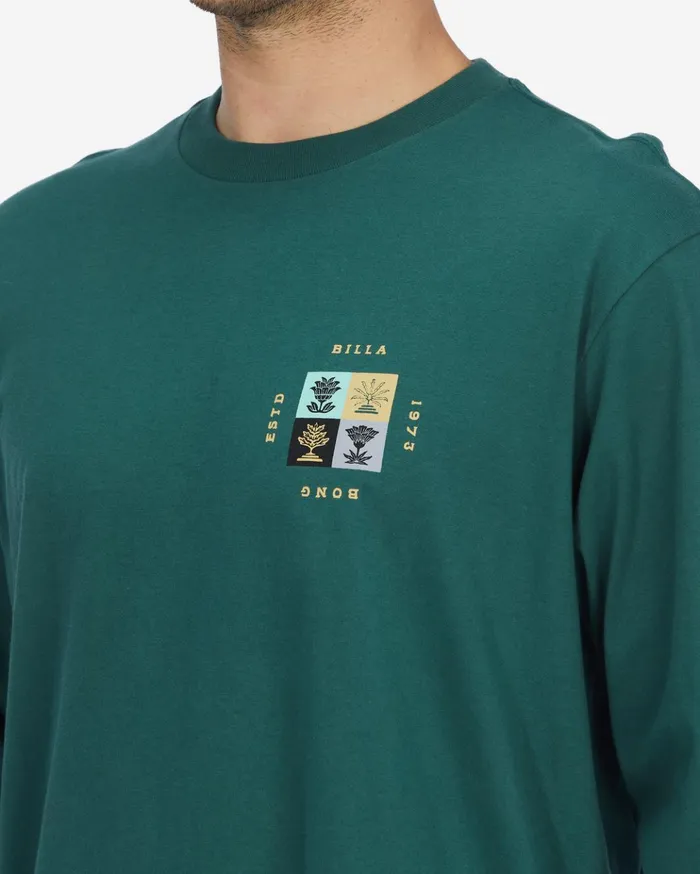 Billabong Unison Long Sleeve TShirt Cypress Men TShirts Billabong Unison Long Sleeve TShirt Cypress Men TShirts