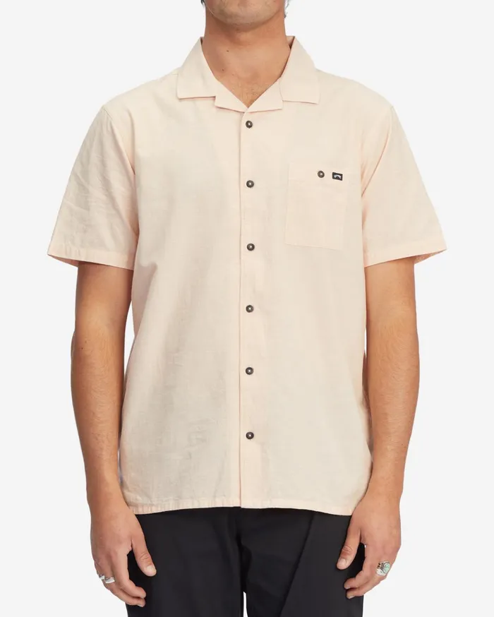 Billabong Vacay All Day Short Sleeve Shirt Peach Men Shirts Billabong Vacay All Day Short Sleeve Shirt Peach Men Shirts