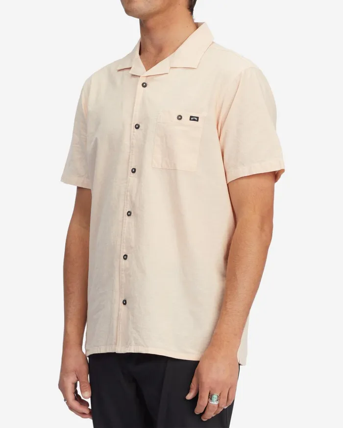 Billabong Vacay All Day Short Sleeve Shirt Peach Men Shirts Billabong Vacay All Day Short Sleeve Shirt Peach Men Shirts