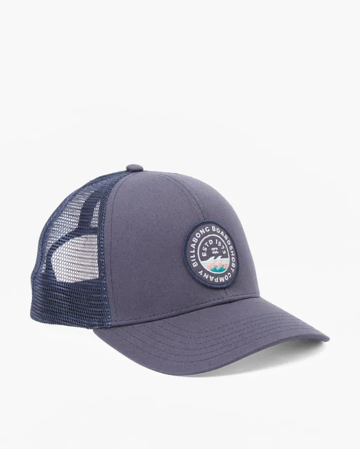 Billabong Walled Trucker Hat Navy Men Hats Billabong Walled Trucker Hat Navy Men Hats