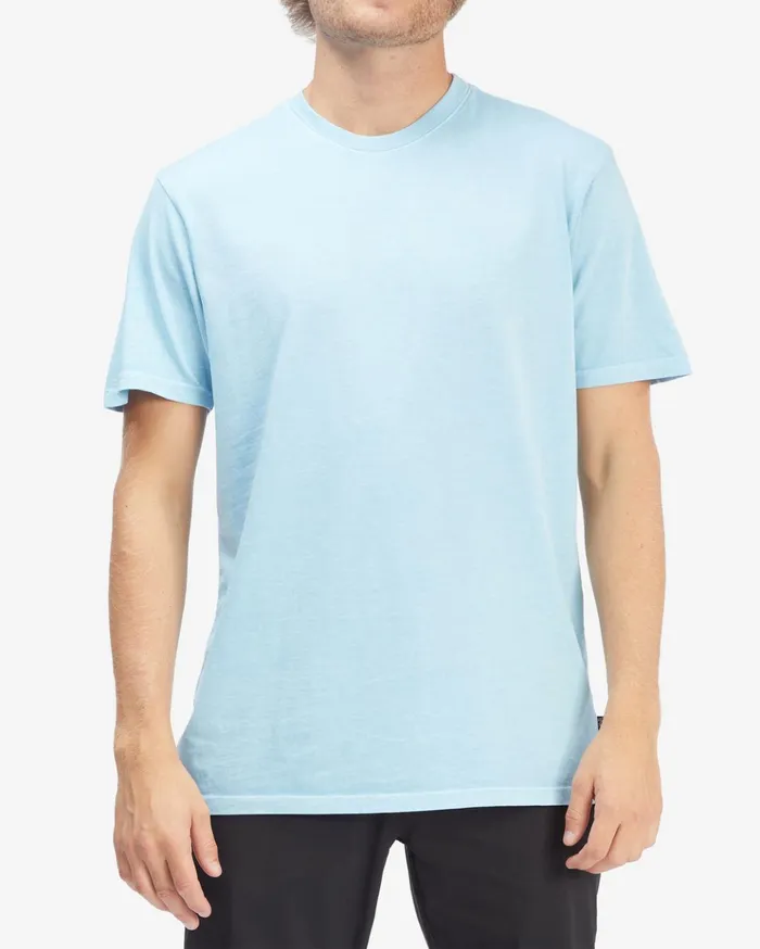 Billabong Wave Washed Short Sleeve TShirt Coastal Blue Men TShirts
