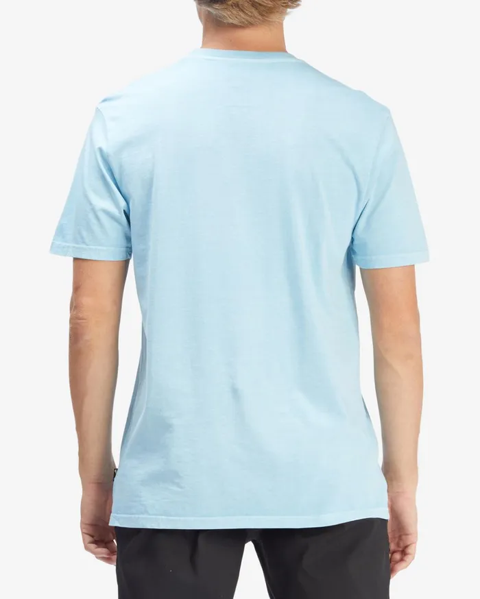 Billabong Wave Washed Short Sleeve TShirt Coastal Blue Men TShirts Billabong Wave Washed Short Sleeve TShirt Coastal Blue Men TShirts