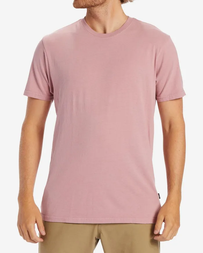 Billabong Wave Washed Short Sleeve TShirt Dusty Pink Men TShirts