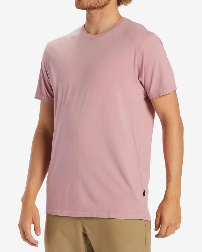 Billabong Wave Washed Short Sleeve TShirt Dusty Pink Men TShirts Billabong Wave Washed Short Sleeve TShirt Dusty Pink Men TShirts