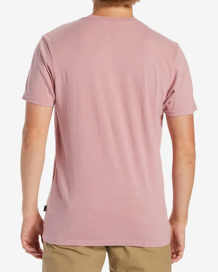 Billabong Wave Washed Short Sleeve TShirt Dusty Pink Men TShirts Billabong Wave Washed Short Sleeve TShirt Dusty Pink Men TShirts
