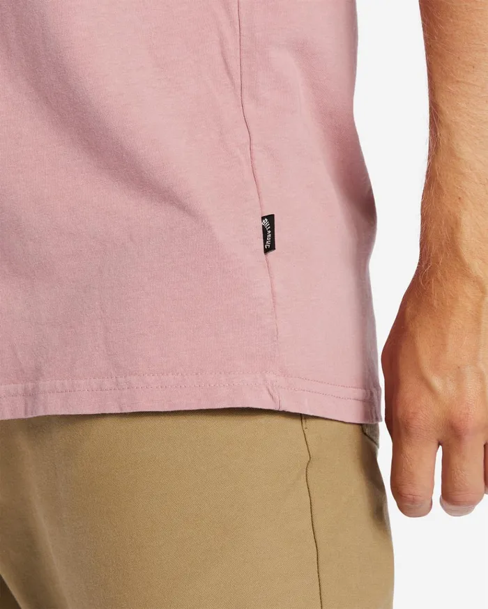 Billabong Wave Washed Short Sleeve TShirt Dusty Pink Men TShirts Billabong Wave Washed Short Sleeve TShirt Dusty Pink Men TShirts