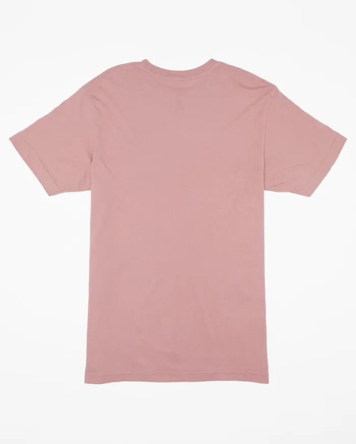 Billabong Wave Washed Short Sleeve TShirt Dusty Pink Men TShirts Billabong Wave Washed Short Sleeve TShirt Dusty Pink Men TShirts