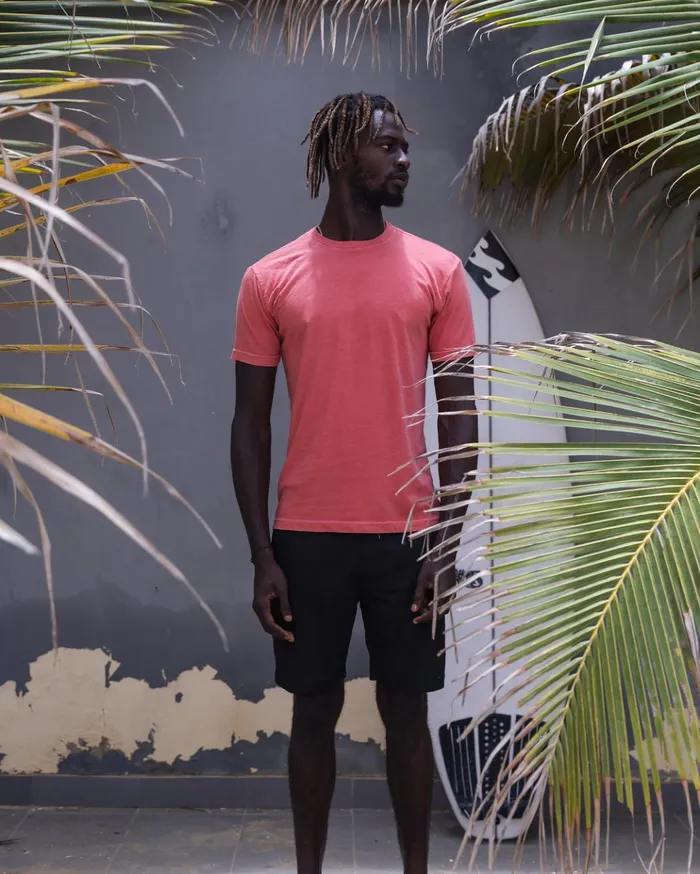 Billabong Wave Washed Short Sleeve TShirt Faded Rose Men TShirts