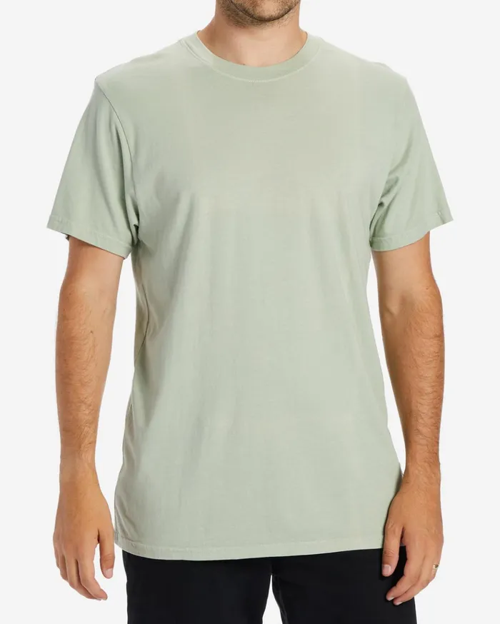Billabong Wave Washed Short Sleeve TShirt Light Sage Men TShirts