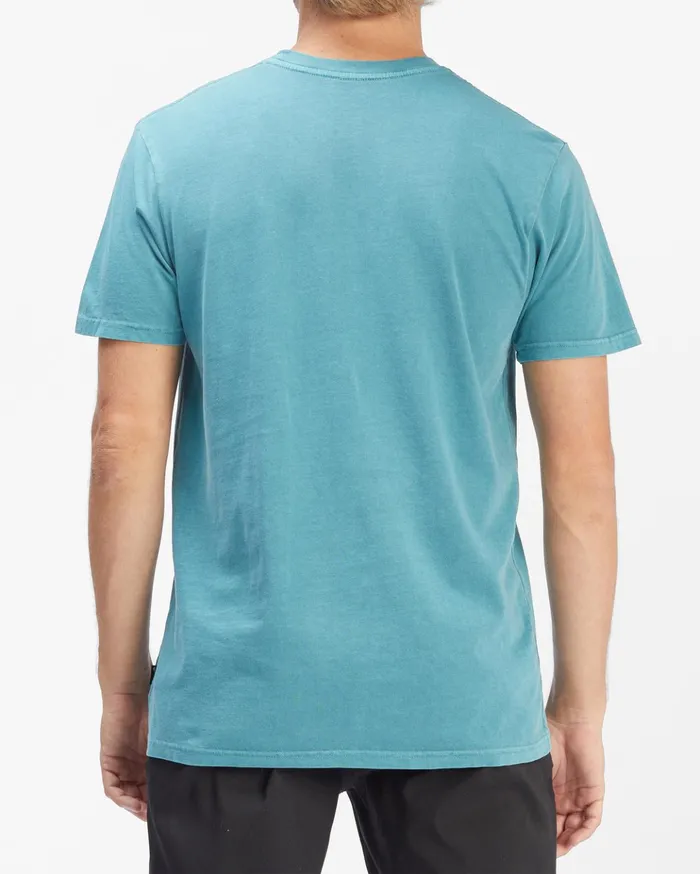Billabong Wave Washed Short Sleeve TShirt Smoke Blue Men TShirts Billabong Wave Washed Short Sleeve TShirt Smoke Blue Men TShirts