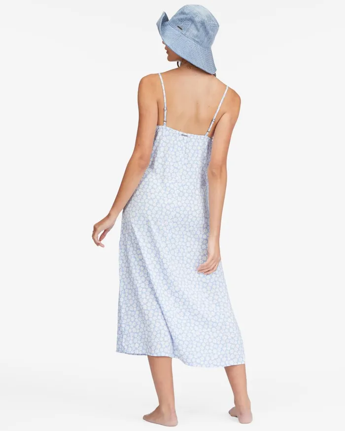 Billabong Weekend Waves Midi Slip Dress Baby Blues Women Dresses Billabong Weekend Waves Midi Slip Dress Baby Blues Women Dresses