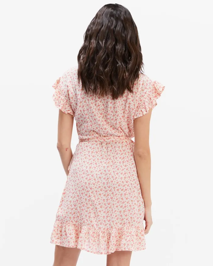 Billabong Wrap And Roll Woven Dress Melon Women Dresses Billabong Wrap And Roll Woven Dress Melon Women Dresses