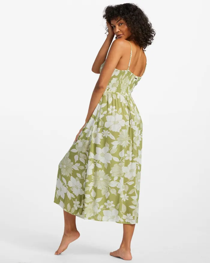 Billabong Your Babe Midi Dress Seaweed Women Dresses Billabong Your Babe Midi Dress Seaweed Women Dresses