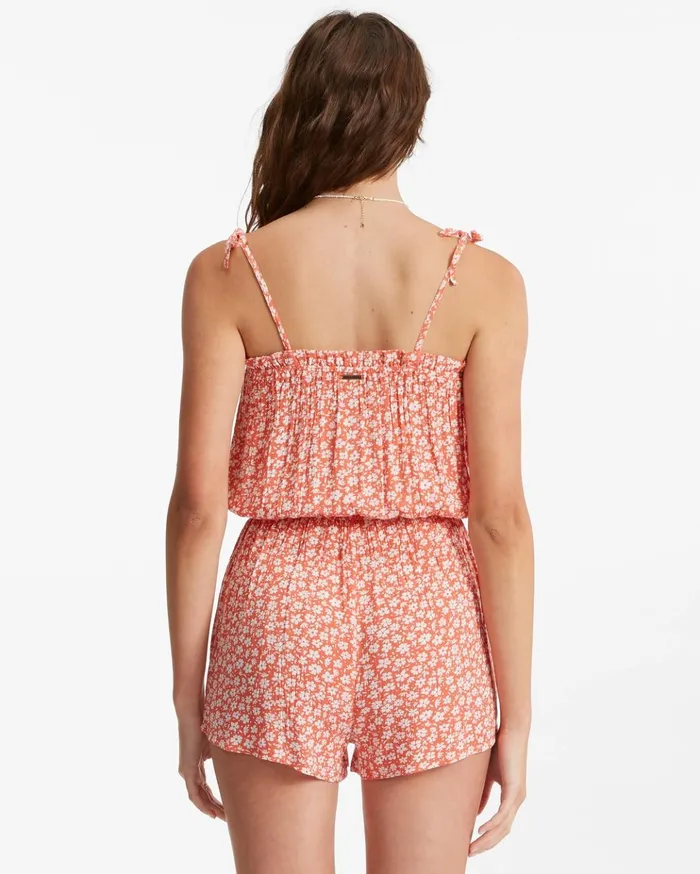 Billabong Yours Truly Romper Rose Clay Women Dresses Billabong Yours Truly Romper Rose Clay Women Dresses