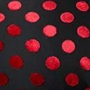 Black and Red Swiss Dot Burton Caftan Dress DressesPlus Unique Vintage Maxi
