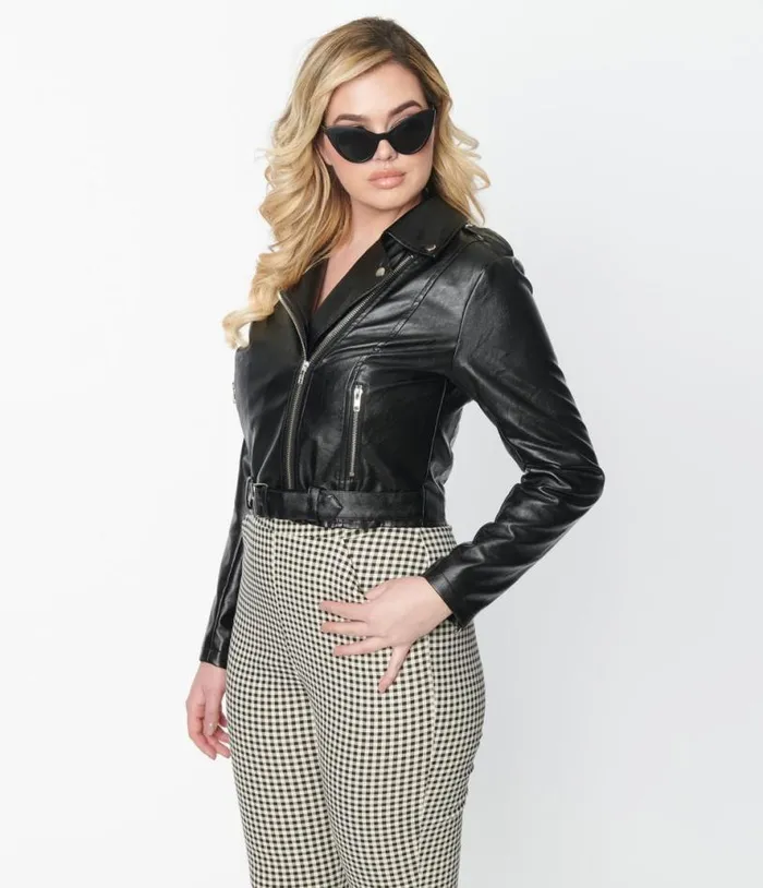 Black Leather Jacket Clothing Unique Vintage Coats and Jackets