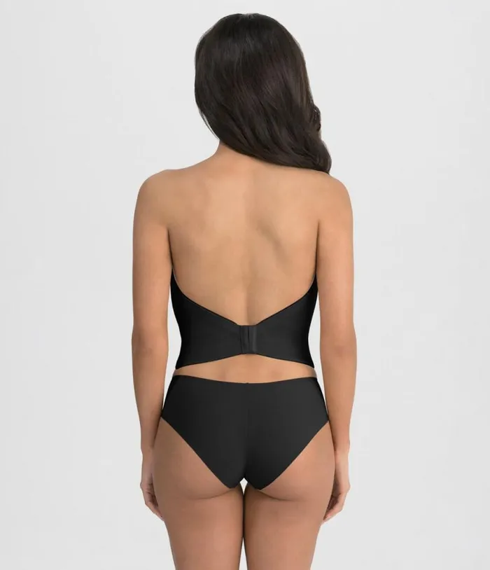 Black VWire Backless Strapless Valerie Bridal Bra Accessories Unique Vintage Lingerie and Shapewear