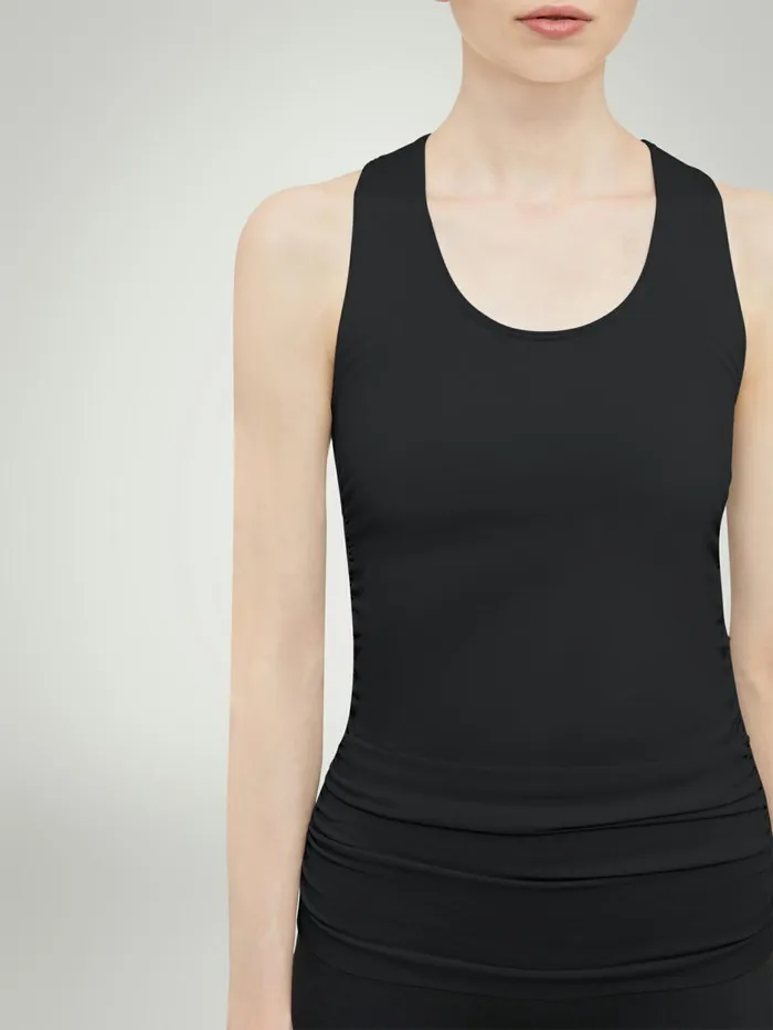 Body Shaping Top Sleeveless Black Women Wolford Tops