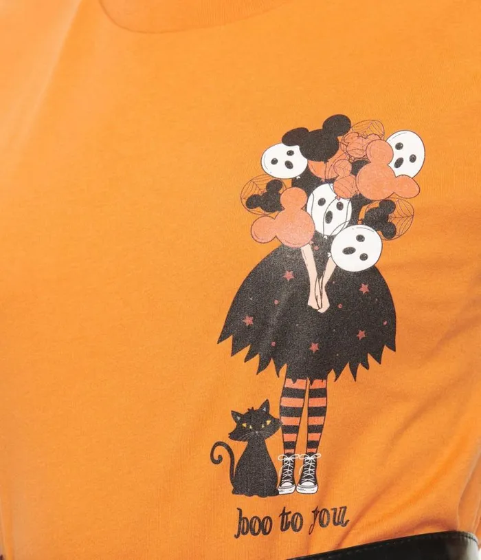 Boo To You Fitted Graphic Tee ClothingHalloween Unique Vintage Graphic Tees