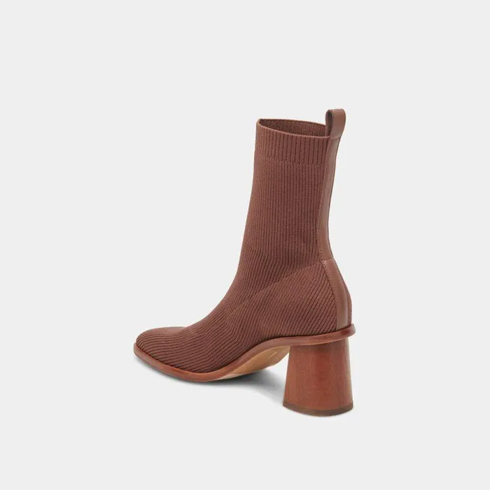 Boots and Booties Shop Dolce Vita Alaya Booties Brown Knit Brown Knit
