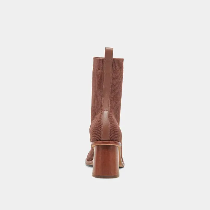 Boots and Booties Shop Dolce Vita Alaya Booties Brown Knit Brown Knit