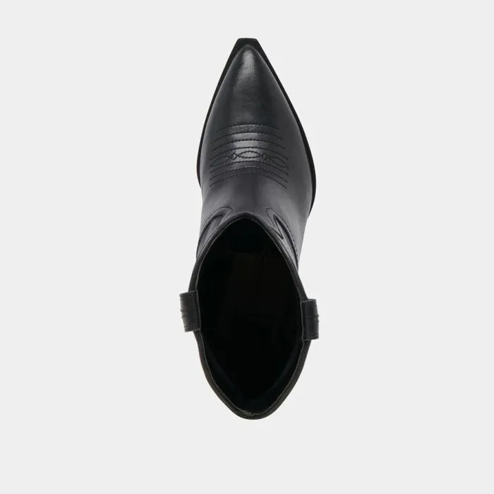 Boots and Booties Shop Dolce Vita Angel Booties Black Leather Black Leather