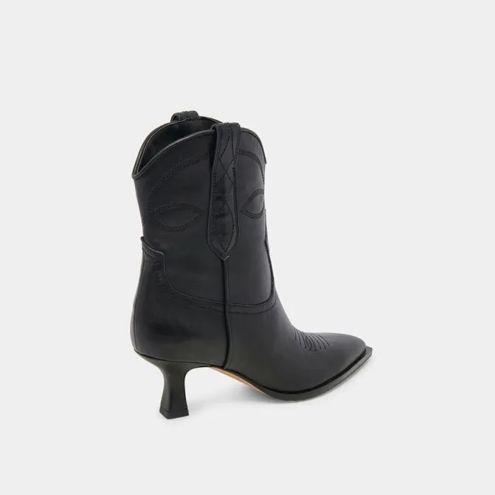 Boots and Booties Shop Dolce Vita Angel Booties Black Leather Black Leather