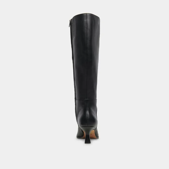 Boots and Booties Shop Dolce Vita Auggie Wide Calf Boots Black Leather Black Leather