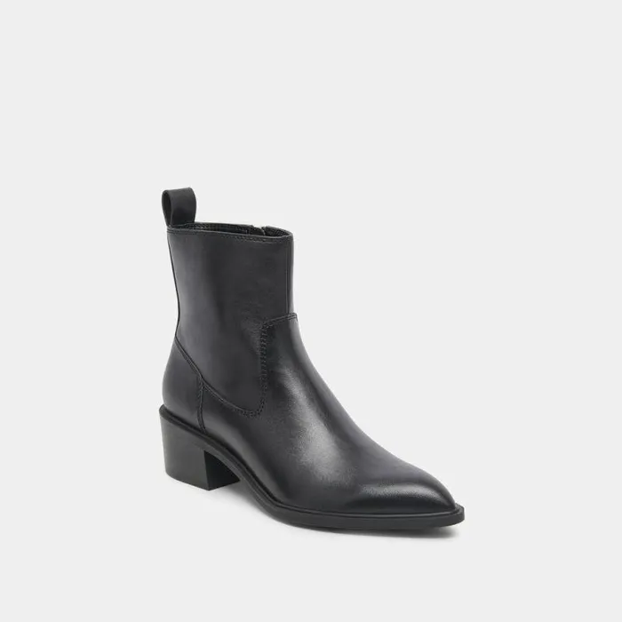 Boots and Booties Shop Dolce Vita Bili H2o Booties Black Leather Black Leather
