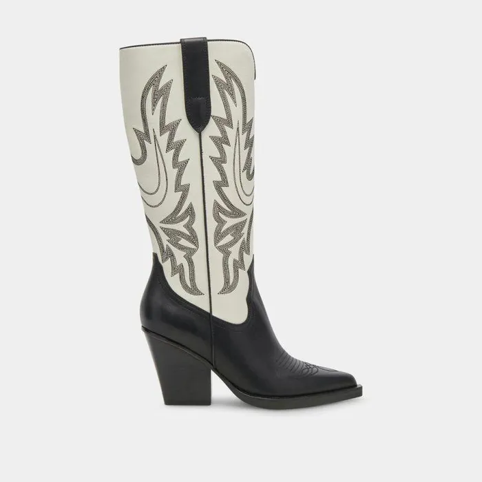 Boots and Booties Shop Dolce Vita Blanch Boots Black White Leather Black White Leather Boots and Booties Shop Dolce Vita Blanch Boots Black White Leather Black White Leather