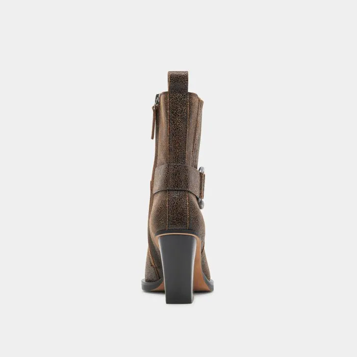 Boots and Booties Shop Dolce Vita Bounty Boots Espresso Distressed Leather Espresso Distressed Leather