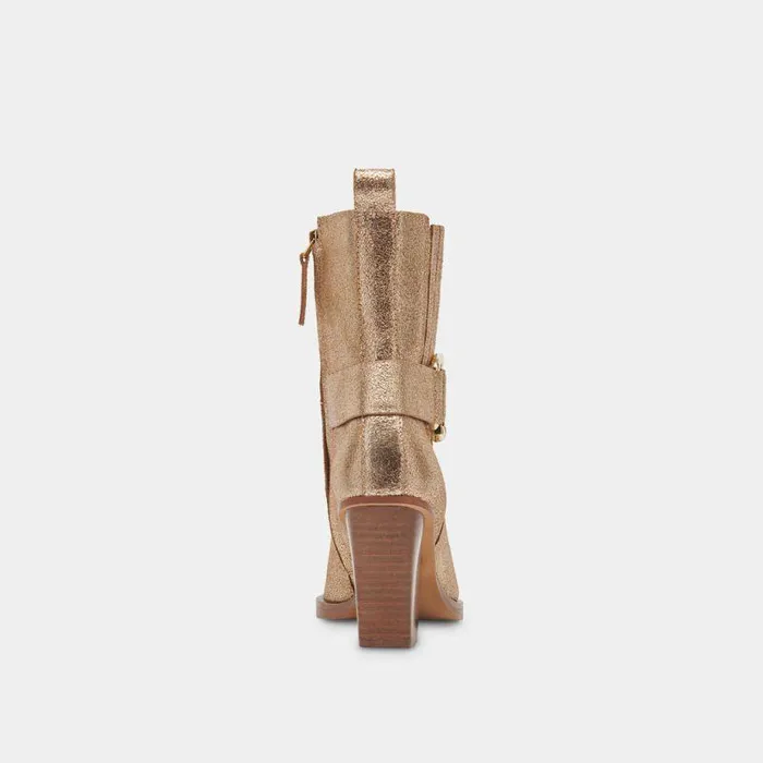 Boots and Booties Shop Dolce Vita Bounty Boots Rose Gold Distressed Leather Rose Gold Distressed Leather