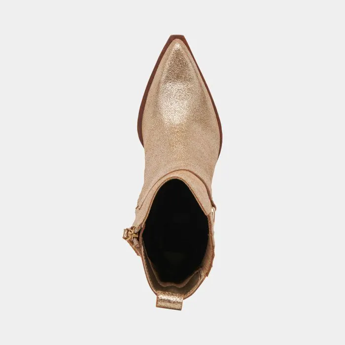 Boots and Booties Shop Dolce Vita Bounty Boots Rose Gold Distressed Leather Rose Gold Distressed Leather