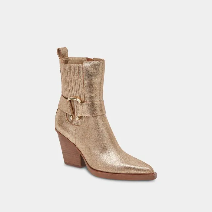 Boots and Booties Shop Dolce Vita Bounty Boots Rose Gold Distressed Leather Rose Gold Distressed Leather
