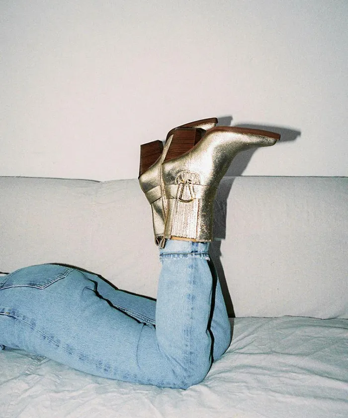 Boots and Booties Shop Dolce Vita Bounty Boots Rose Gold Distressed Leather Rose Gold Distressed Leather