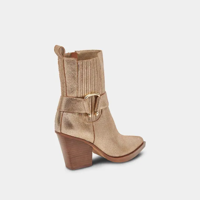 Boots and Booties Shop Dolce Vita Bounty Boots Rose Gold Distressed Leather Rose Gold Distressed Leather