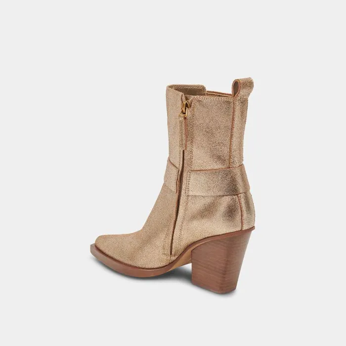 Boots and Booties Shop Dolce Vita Bounty Boots Rose Gold Distressed Leather Rose Gold Distressed Leather