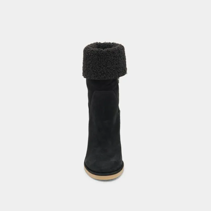 Boots and Booties Shop Dolce Vita Caddie Plush Boots Black Nubuck Black Nubuck