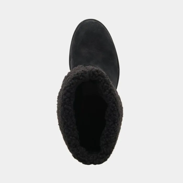 Boots and Booties Shop Dolce Vita Caddie Plush Boots Black Nubuck Black Nubuck