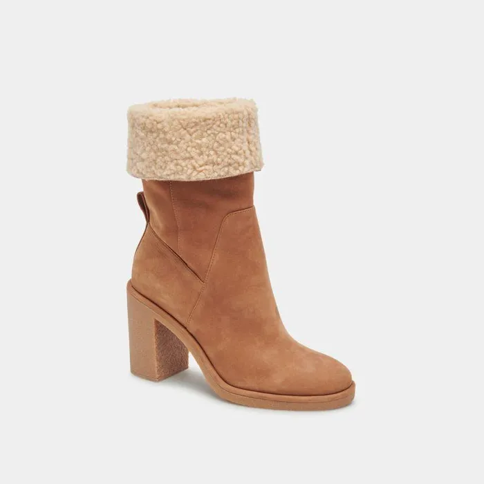 Boots and Booties Shop Dolce Vita Caddie Plush Boots Praline Nubuck Praline Nubuck