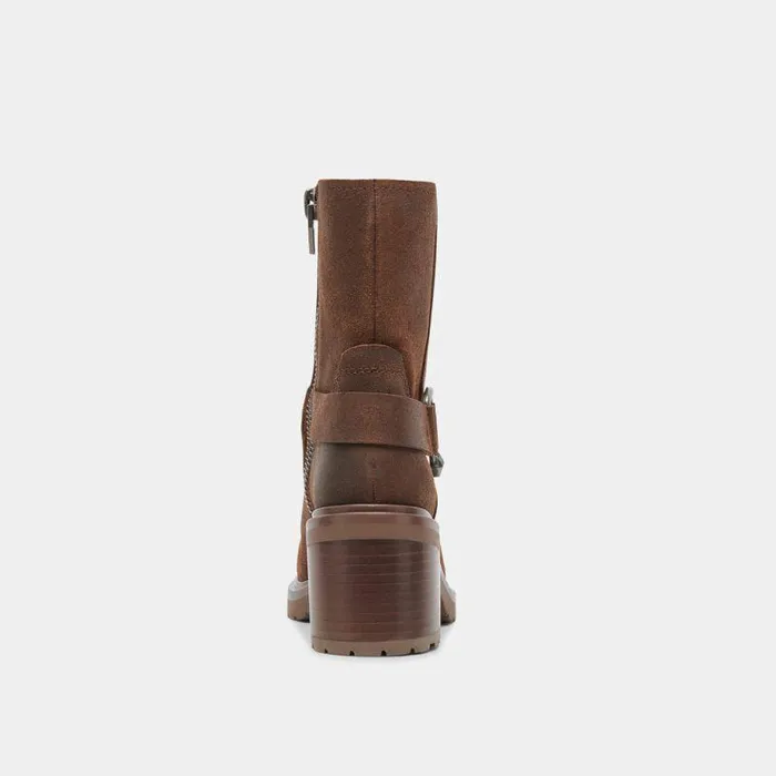 Boots and Booties Shop Dolce Vita Camros Boots Cocoa Suede Women039s Cocoa Suede Moto Boots Cocoa Suede