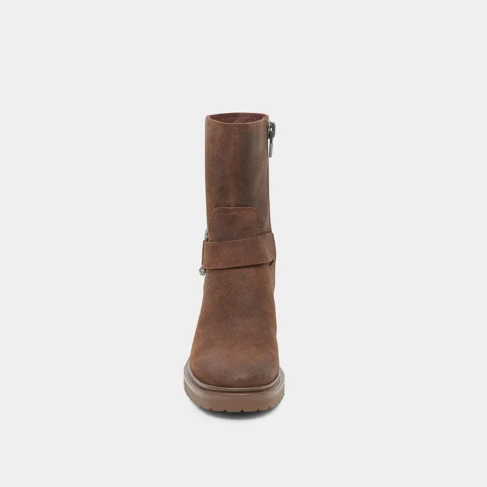 Boots and Booties Shop Dolce Vita Camros Boots Cocoa Suede Women039s Cocoa Suede Moto Boots Cocoa Suede