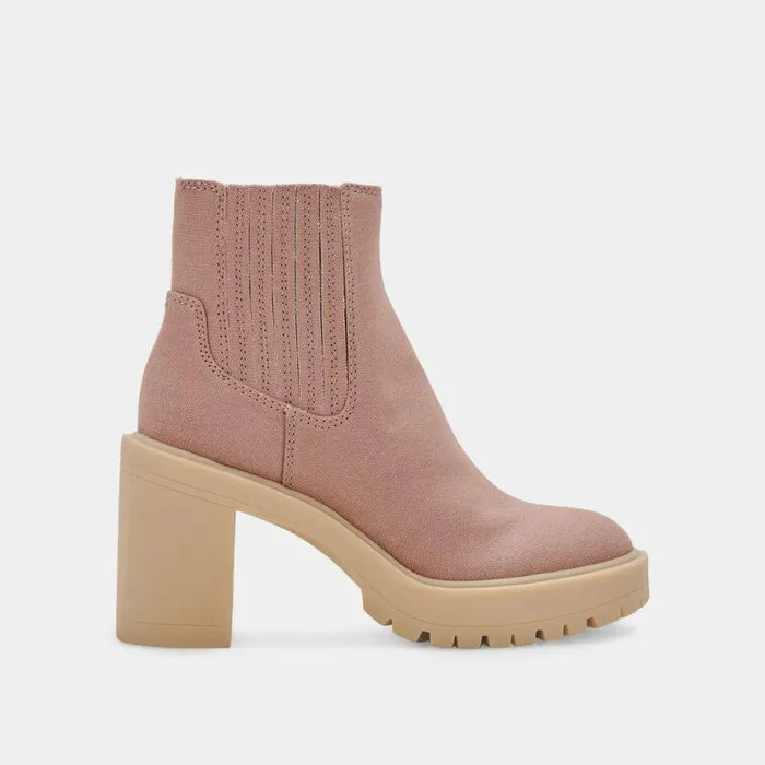 Boots and Booties Shop Dolce Vita Caster Booties Cafe Canvas Cafe Canvas