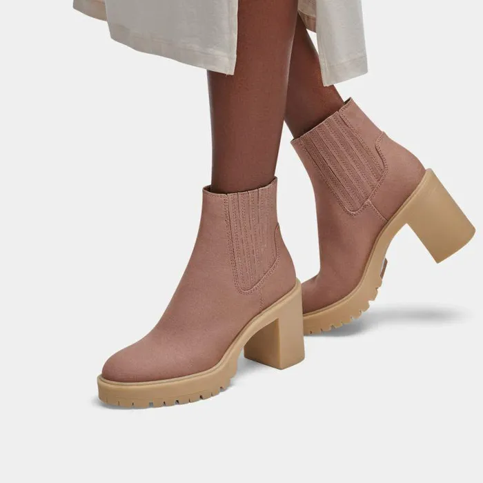 Boots and Booties Shop Dolce Vita Caster Booties Cafe Canvas Cafe Canvas